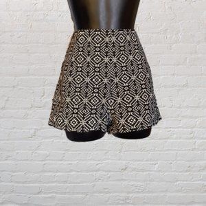 Urban Outfitters Womens Shorts Embroidered Aztec